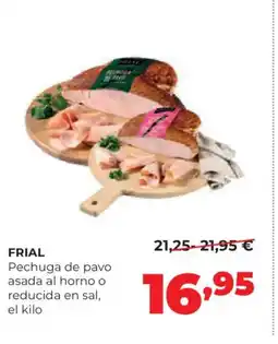 Alimerka FRIAL Pechuga de pavo asada al horno o reducida en sal oferta
