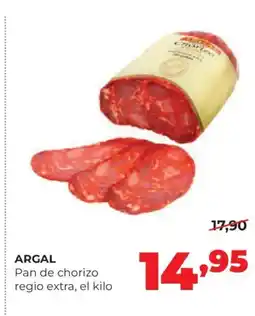 Alimerka ARGAL Pan de chorizo regio extra oferta