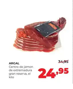 Alimerka ARGAL Centro de jamon de extremadura gran reserva oferta