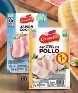 Alimerka CAMPOFRÍO Jamón cocido o pechuga de pollo oferta