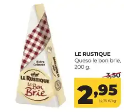 Alimerka LE RUSTIQUE Queso le bon brie oferta