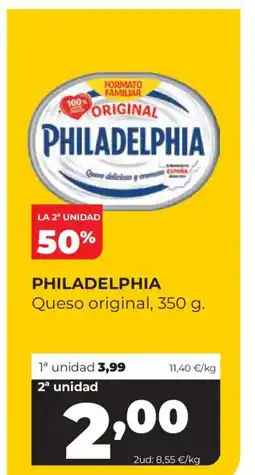 Alimerka PHILADELPHIA Queso original oferta