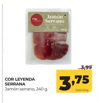 COR LEYENDA SERRANA Jamón serrano