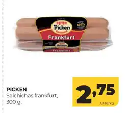 Alimerka PICKEN Salchichas frankfurt oferta