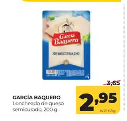 Alimerka GARCÍA BAQUERO Loncheado de queso semicurado oferta