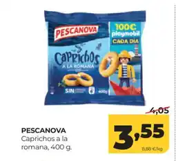 Alimerka PESCANOVA Caprichos a la romana oferta