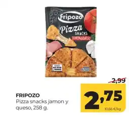 Alimerka FRIPOZO Pizza snacks jamon y queso oferta