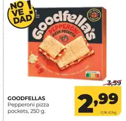 Alimerka GOODFELLAS Pepperoni pizza pockets oferta