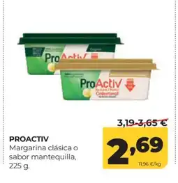 Alimerka PROACTIV Margarina clásica o sabor mantequilla oferta