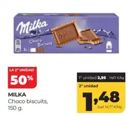 Alimerka MILKA Choco biscuits oferta