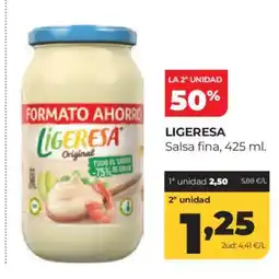 Alimerka LIGERESA Salsa fina oferta