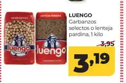 Alimerka LUENGO Garbanzos selectos o lenteja pardina oferta