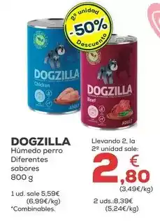 Kiwoko Dogzilla - humedo perro oferta