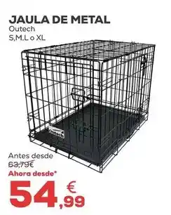 Kiwoko Outech - jaula de metal oferta