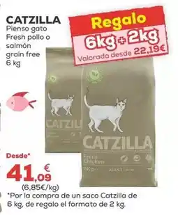 Kiwoko Catzilla - pienso gato fresh pollo o salmon grain free oferta