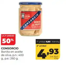 Alimerka CONSORCIO Bonito en aceite de oliva oferta