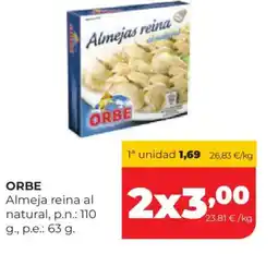 Alimerka ORBE Almeja reina al natural oferta