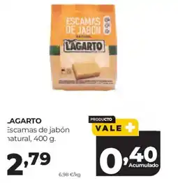 Alimerka AGARTO Escamas de jabón natural oferta