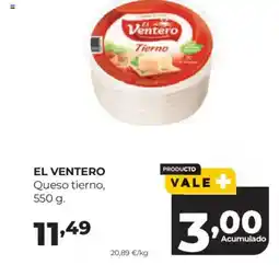 Alimerka EL VENTERO Queso tierno oferta