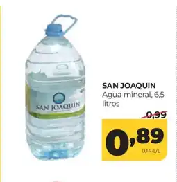 Alimerka SAN JOAQUIN Agua mineral oferta
