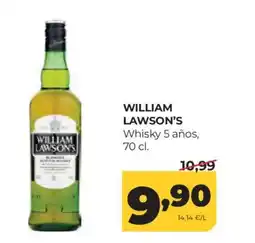 Alimerka WILLIAM LAWSON'S Whisky 5 años oferta