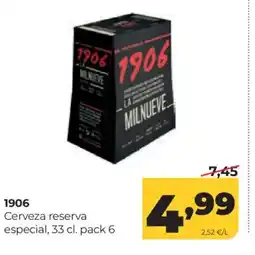 Alimerka 1906 Cerveza reserva especial oferta