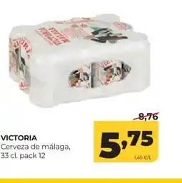 Alimerka VICTORIA Cerveza de málaga oferta