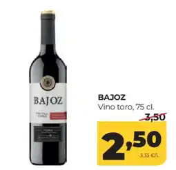 Alimerka BAJOZ Vino toro oferta