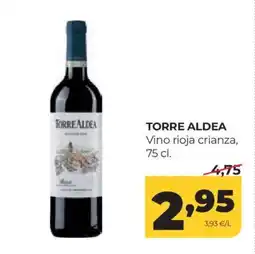 Alimerka TORRE ALDEA Vino rioja crianza oferta