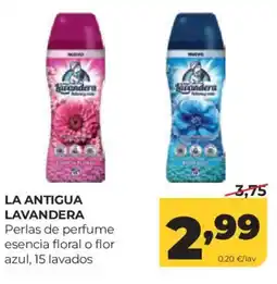 Alimerka LA ANTIGUA LAVANDERA Perlas de perfume esencia floral o flor azul, 15 lavados oferta