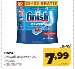 Alimerka FINISH Lavavajillas power, 25 lavados oferta