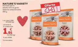 Kiwoko Nature's variety - humedo perro adulto mini no grain oferta
