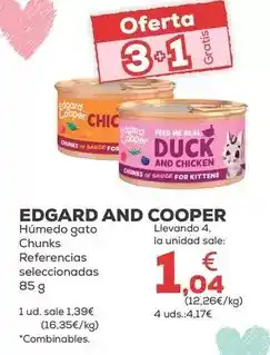 Kiwoko Edgard cooper - humedo gato chunks oferta