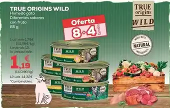 Kiwoko True origins - wild humedo gato oferta