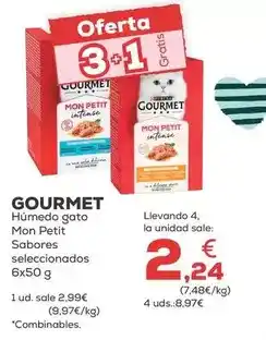 Kiwoko Purina - gourmet humedo gato mon petit oferta