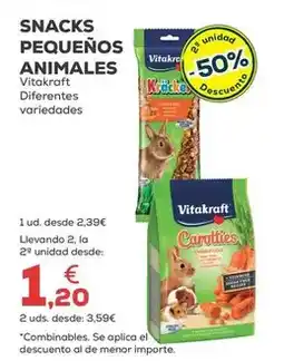 Kiwoko Vitakraft - snacks pequenos animales oferta