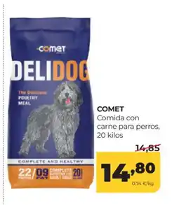Alimerka COMET Comida con carne para perros oferta