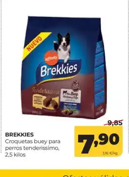 Alimerka BREKKIES Croquetas buey para perros tenderissimo oferta