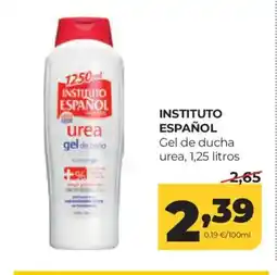 Alimerka INSTITUTO ESPAÑOL Gel de ducha urea oferta