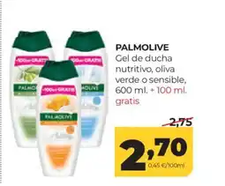 Alimerka PALMOLIVE Gel de ducha nutritivo, oliva verde o sensible oferta