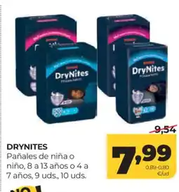 Alimerka DRYNITES Pañales de niña o niño oferta
