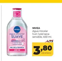Alimerka NIVEA Agua micelar 5 en 1 piel seca sensible oferta