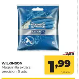 Alimerka WILKINSON Maquinilla extra 2 precision oferta