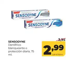 Alimerka SENSODYNE Dentifrico blanqueante o protección diaria oferta