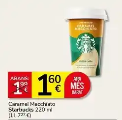 Supermercados Charter Starbucks - caramel macchiato oferta
