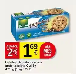 Supermercados Charter Gullón - galetes digestive civada amb xocolata oferta
