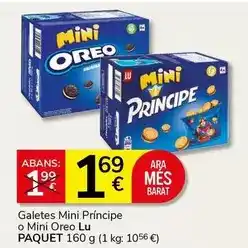 Supermercados Charter Lu - galetes mini principe o mini oferta