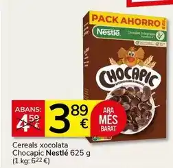 Supermercados Charter Nestlé - cereals xocolata chocapic oferta