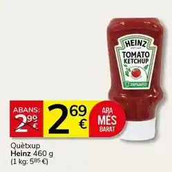 Supermercados Charter Heinz - quètxup oferta