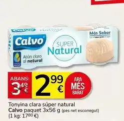 Supermercados Charter Calvo - tonyina clara súper natural oferta